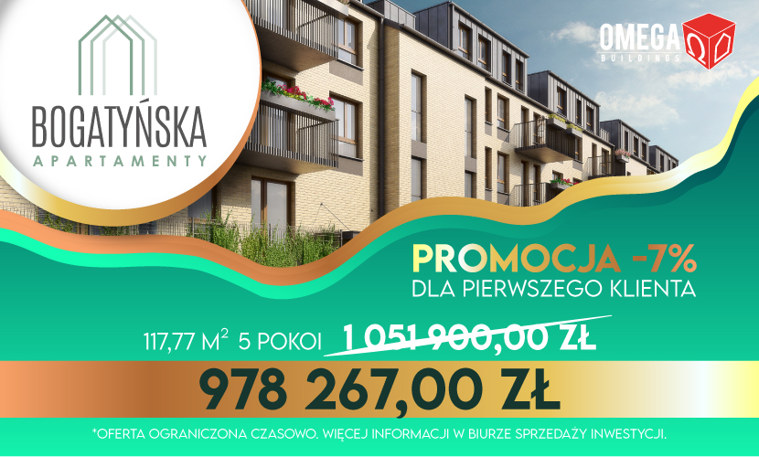 Bogatyńska Apartamenty PROMOCJA -7%!!!