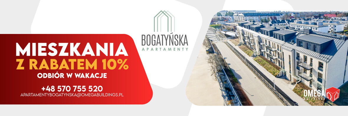 Apartamenty Bogatyńska RABAT 10% na mieszkania w budynku A