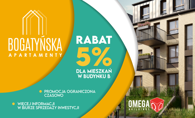 RABAT 5% - Apartamenty Bogatyńska Budynek B 